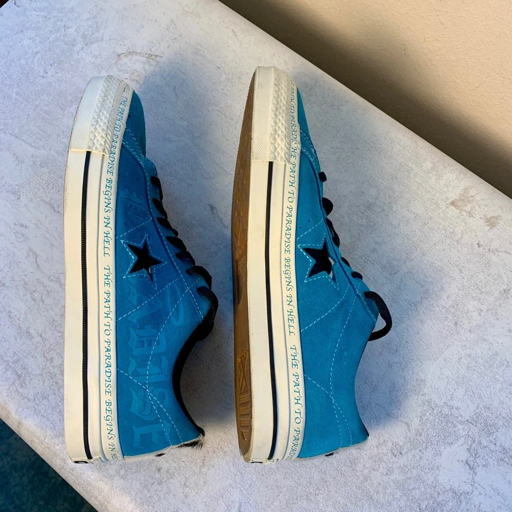 Converse One Star Pro‎ Sean Pablo Paradise Teal Suede Mens 9 Womens 10.5 173215C